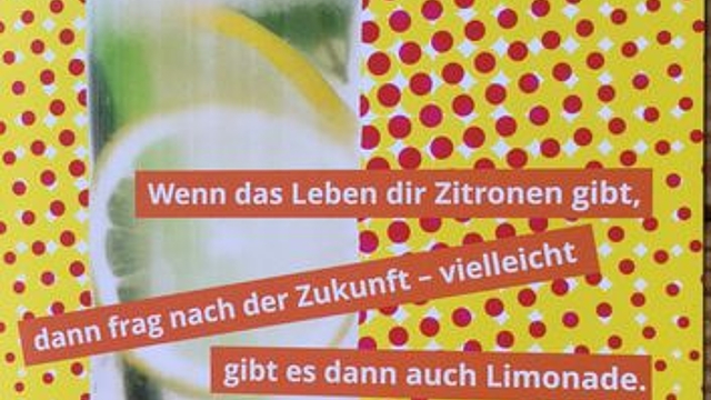 Aktionskarte Gewinnspiel Spruch